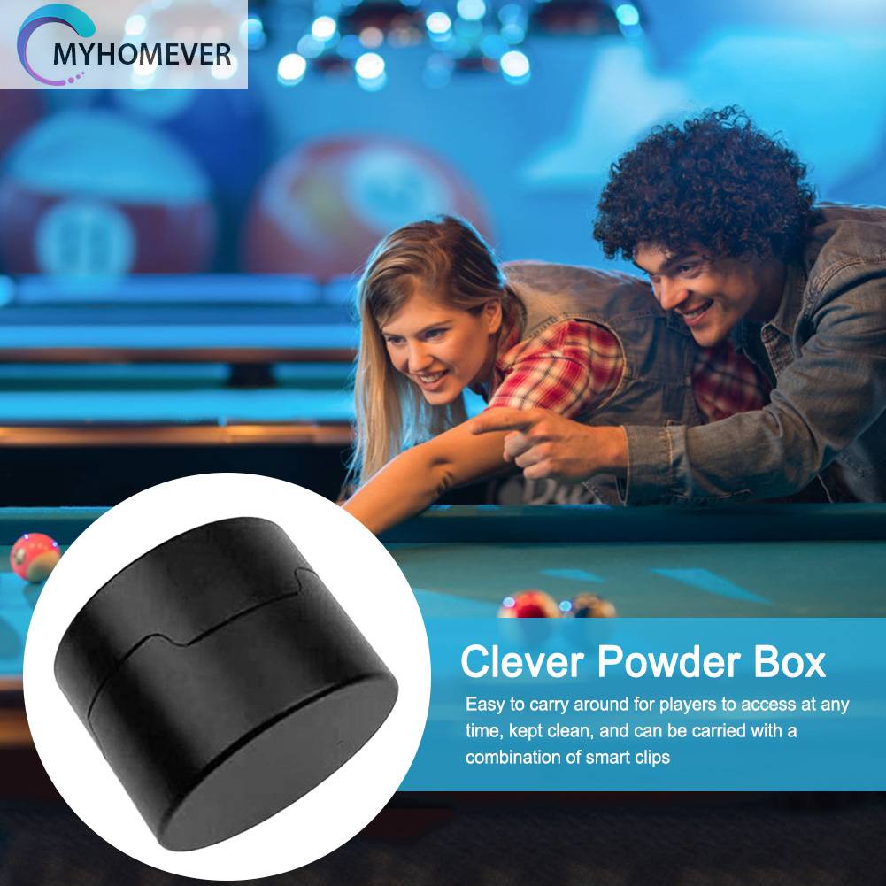 Hộp Phấn Đánh Bida Mini Bằng Nhôm Gọn Nhẹ