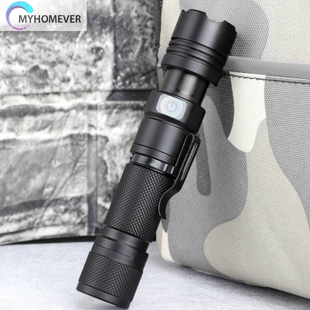 Đèn Pin LED XHP50 800LM 5 Chế Độ 1200mAh Sạc USB Tiện Dụng