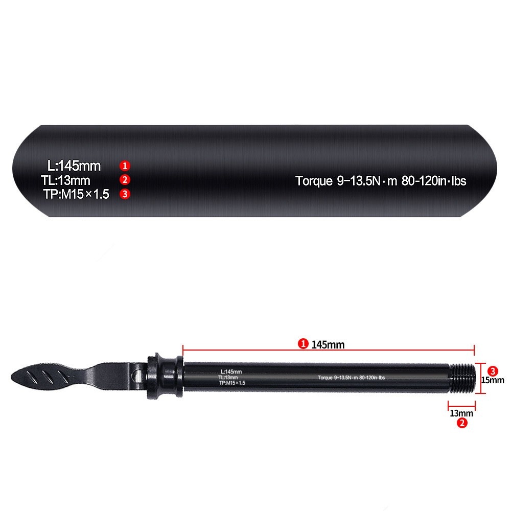 Trục Xe Đạp Thay Thế Bằng Hợp Kim Nhôm 15 * 145MM