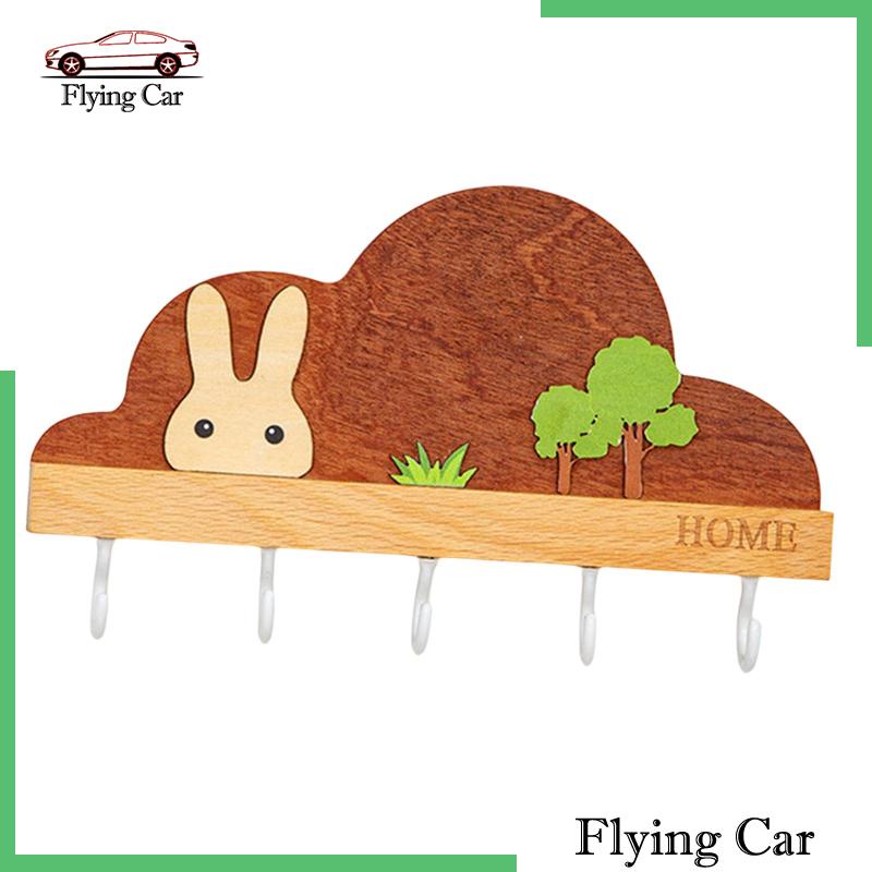 Móc Treo Chìa Khóa Gắn Tường Thiết Kế Dễ Thương Trang Trí Nhà Cửa