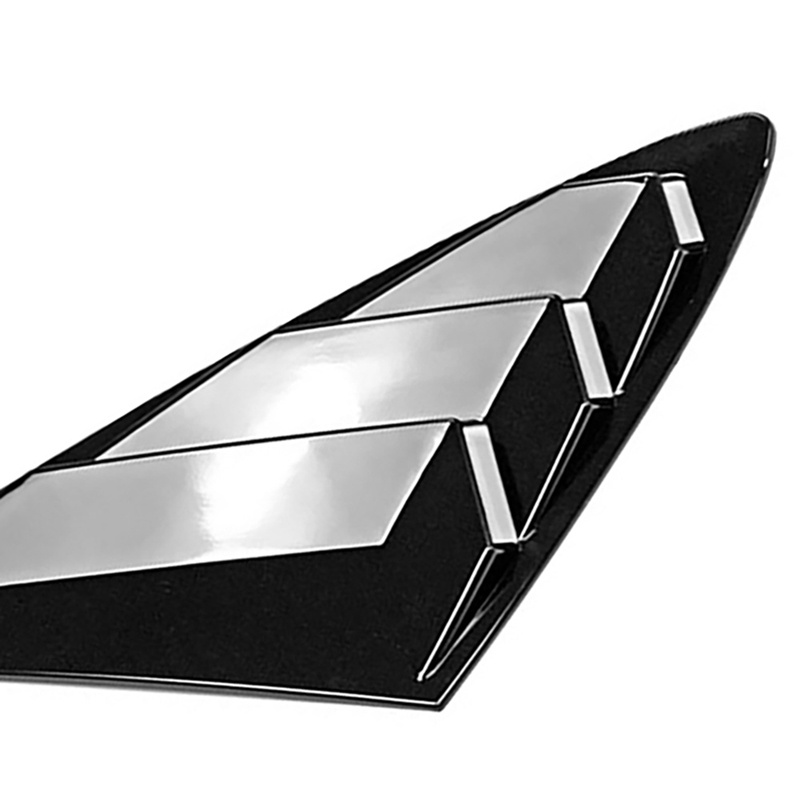 Viền Dán Cửa Sổ Phía Sau Xe Hơi Bằng ABS Màu Đen Sáng Cho Hyundai Sonata DN8 2020 2021