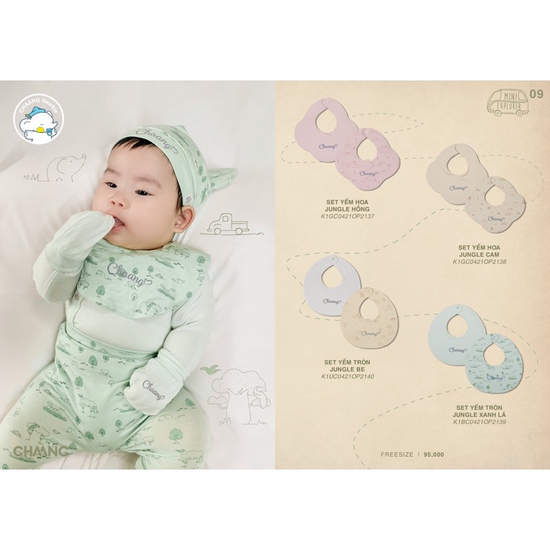Chaang - Phụ kiện sơ sinh mũ, bao tay bao chân mềm mại cho bé