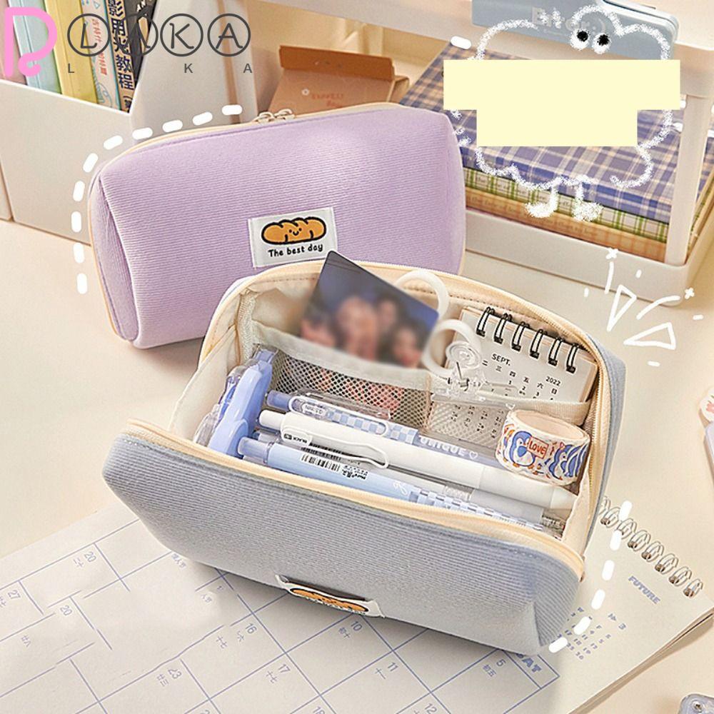 LAKAMIER Túi Đựng Bút Sức Chứa Lớn Tiện Dụng Ốp
