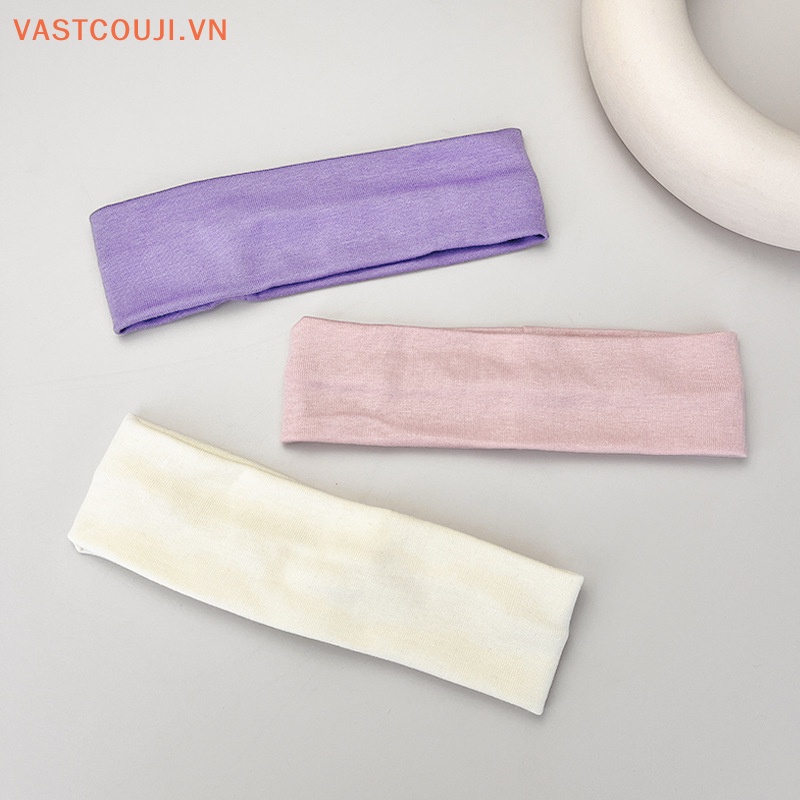 Băng Đô Thể Thao Co Giãn Chất Liệu Cotton Thấm Hút Mồ Hôi Tiện Dụng