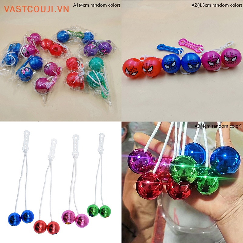 1 Gậy Clackers Đồ Chơi Mini Bằng Nhựa Giảm Căng Thẳng Màu Sắc Ngẫu Nhiên Cho Trẻ Em