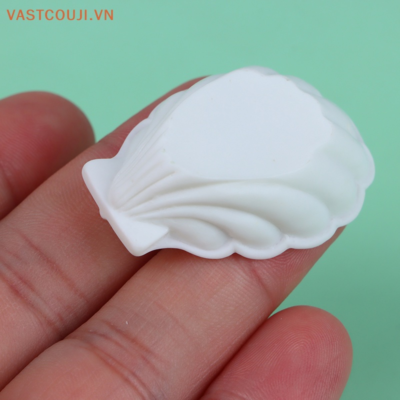 Bộ 2 Tượng Vỏ Sò Mini Bằng Nhựa Resin Trang Trí Tiểu Cảnh / Nhà Búp Bê