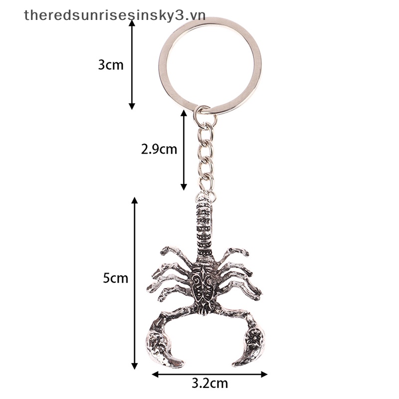 Móc Khóa Hình Bọ Cạp Phong Cách Punk Sáng Tạo Thời Trang