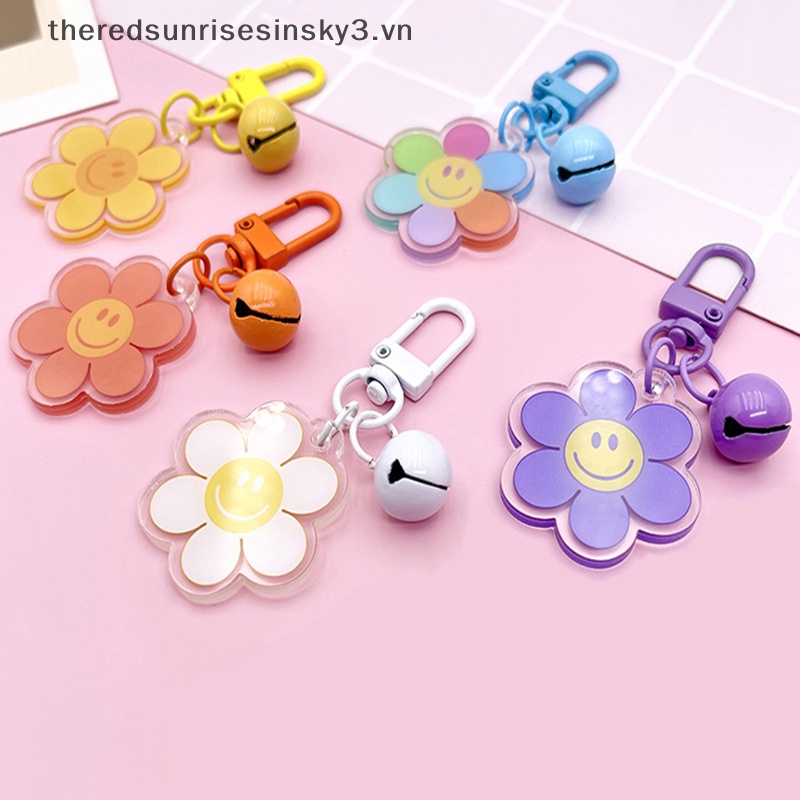 # # Móc Khóa Xe Hơi / Ba Lô / Mặt Cười / Bông Hoa Nhiều Màu Sắc Thời Trang