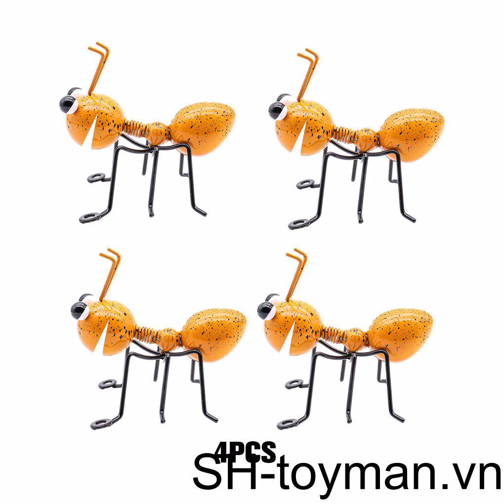 Set 4 Phụ Kiện Trang Trí Tường Nhà / Sân Vườn Nhiều Màu Sắc Bắt Mắt Tiện Dụng