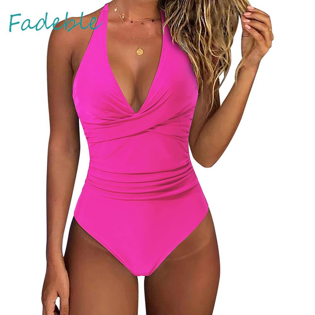 Đồ Bơi Một Mảnh Hở Lưng Ôm Dáng Co Giãn Gợi Cảm Cho Nữ