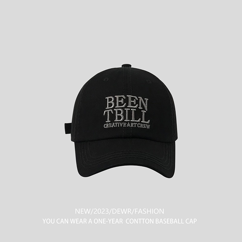 Mũ Lưỡi Trai Mềm Thêu Chữ Ba Chiều Phong Cách Hàn Quốc Thời Trang Mùa Hè Cho Cặp Đôi