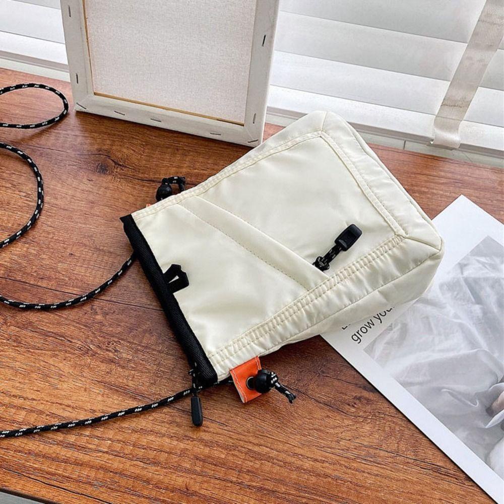 BLISS Túi Đeo Chéo Vuông Nhỏ Bằng Nylon Chống Nước Sức Chứa Lớn Có Thể Điều Chỉnh Đựng Điện Thoại