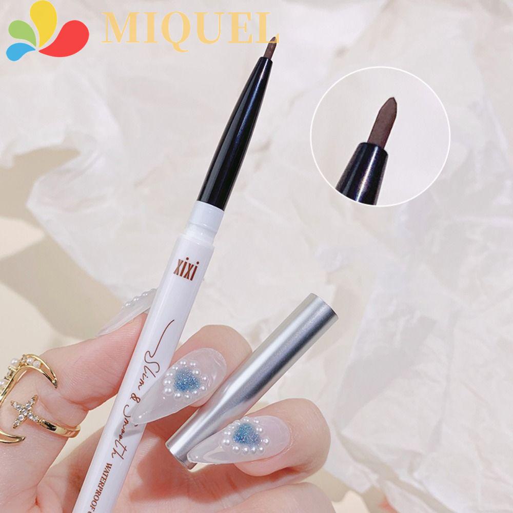 MIQUEL Bút Kẻ Mắt Dạng Gel Màu Đen / Nâu Tự Nhiên Không Nhòe Nhanh Khô Dành Cho Nữ