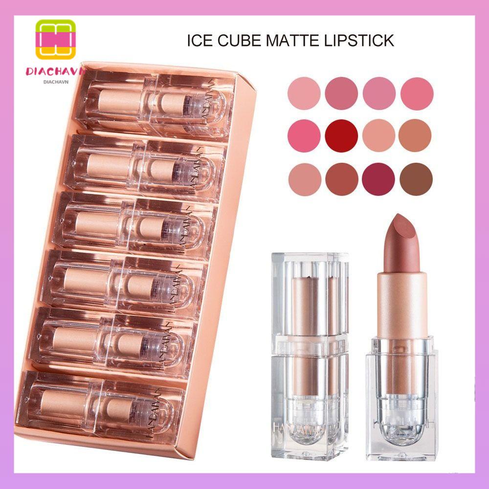 DIACHAVN Son Môi Chống Thấm Nước Với Nhiều Tông Màu Hợp Thời Trang Tùy