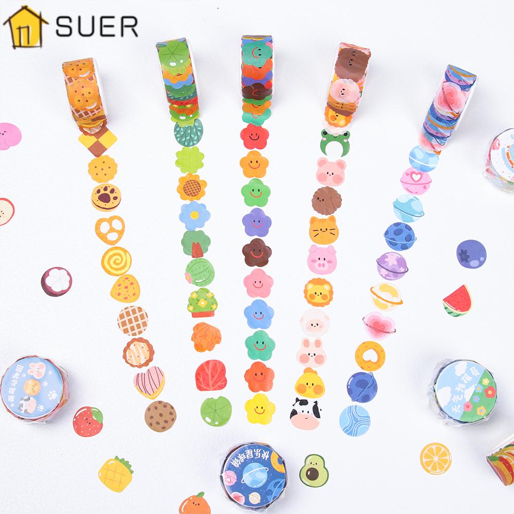SUENIN Cuộn Băng Dính Với Họa Tiết Kawaii Dùng Trang Trí Scrapbook