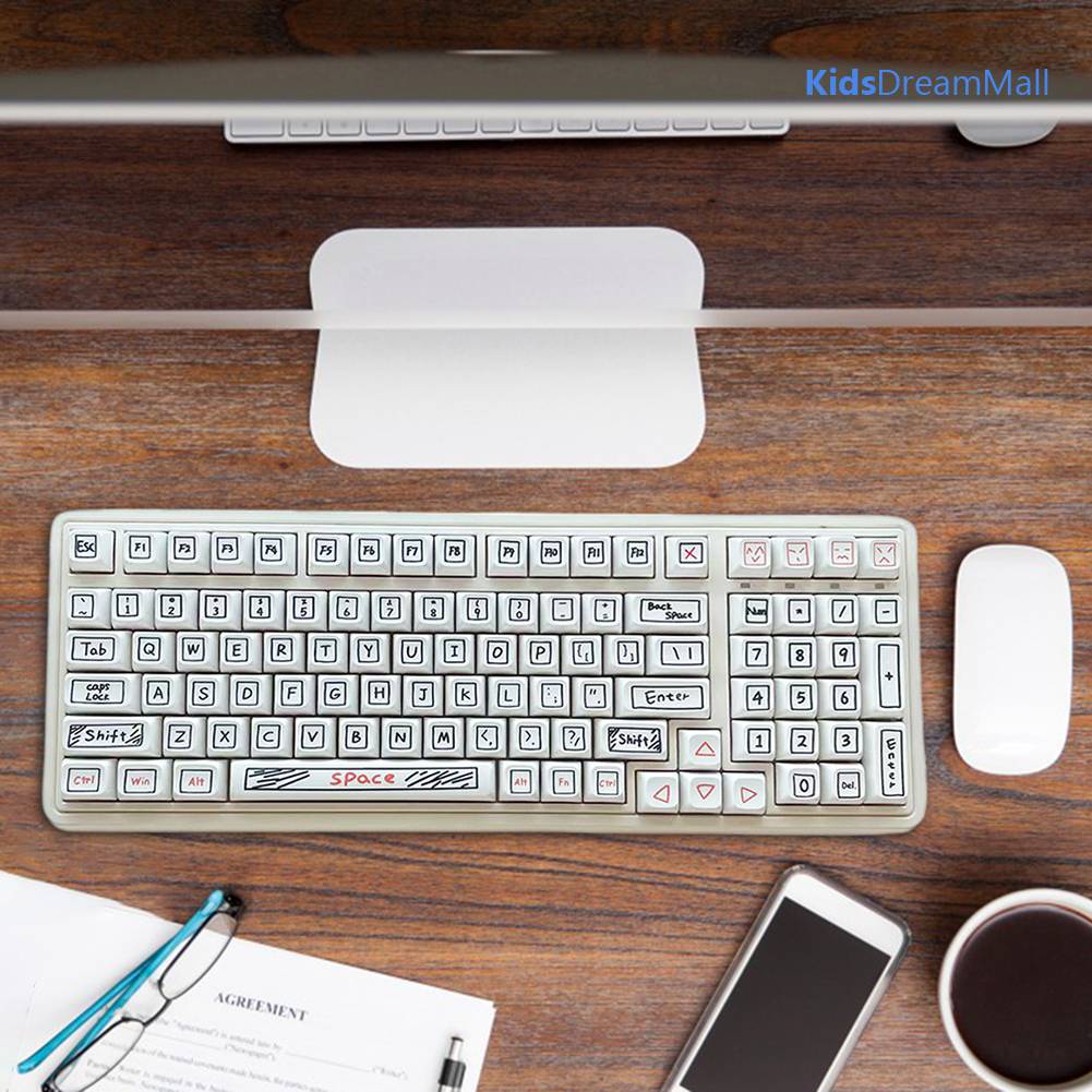 Bộ 125 Nút Thay Thế Bằng Nhựa PBT Cho Bàn Phím DIY