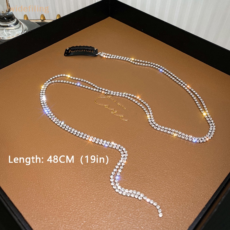 Kẹp Tóc Tua Rua Dài Đính Đá Pha Lê Toàn Diện Cho Nữ