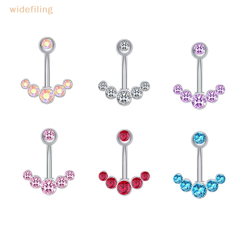 1 Khuyên Rốn Đính Đá Lấp Lánh Trang Sức Múa Belly Dance Cho Nữ