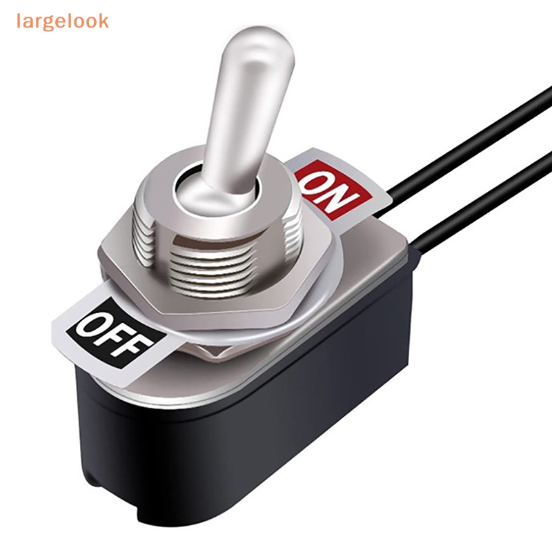 Công Tắc Gạt Điện Tiêu Chuẩn AC250V 3A On / Off Kèm Dây Cáp KNS-1 SPST