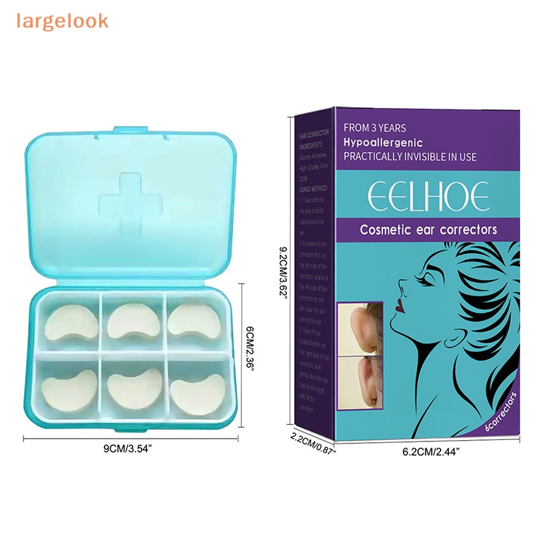 [Biglook] Set 6 Miếng Dán Định Hình Tai Chữ V Chỉnh Sửa Lỗ Tai