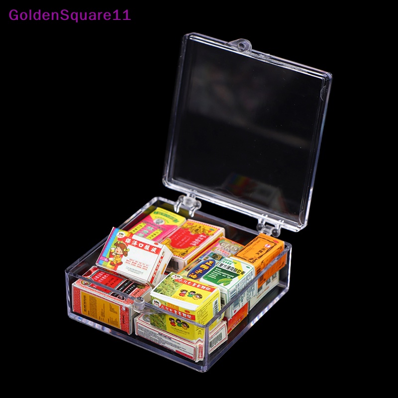 1 Bộ Hộp Đựng Thuốc 1: 12 Dùng Trang Trí Nhà Búp Bê