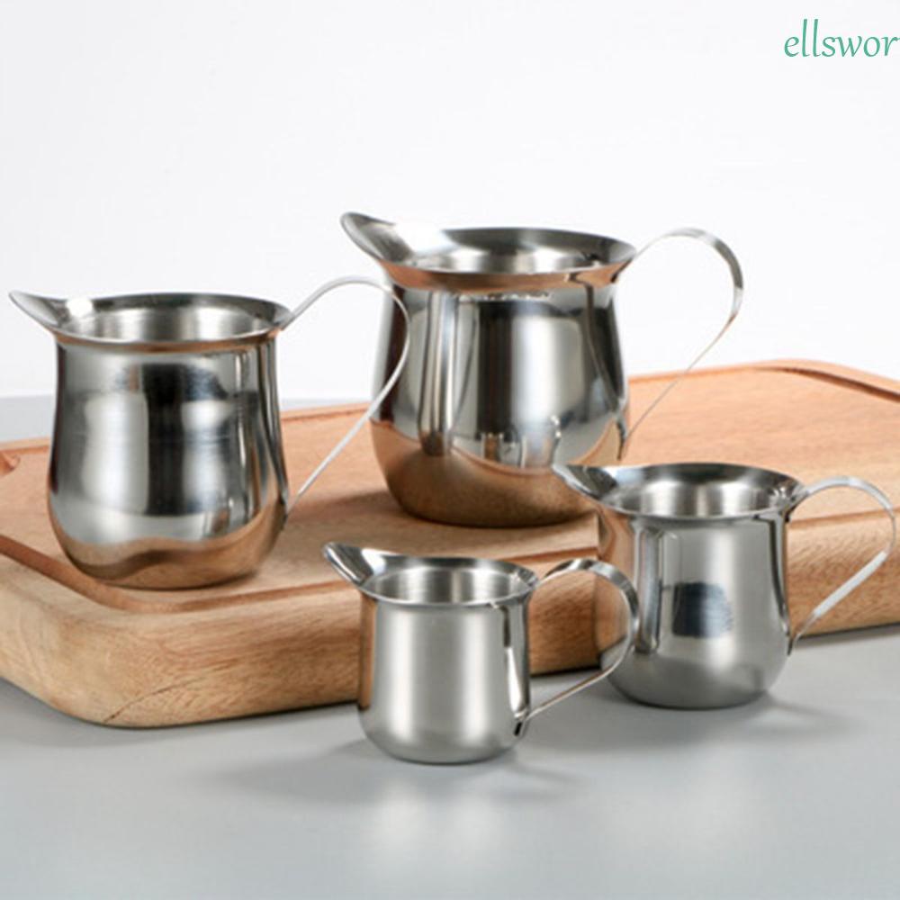 ELLSWORTH Bình Tạo Bọt Sữa Cappuccino Latte Bằng Thép Không Gỉ 2 / 3 / 5 / 8oz