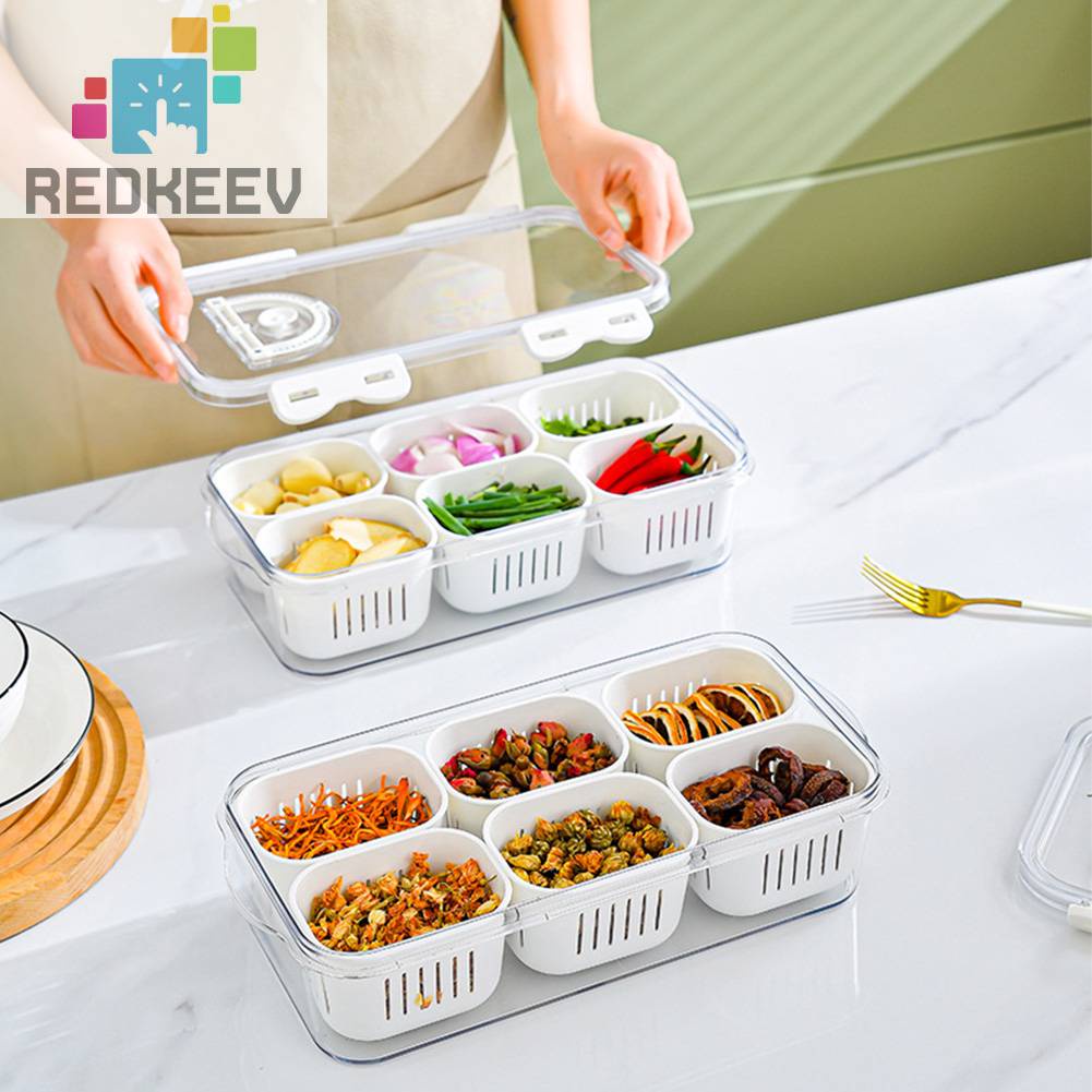 Hộp Đựng Gia Vị Bằng PP Và Thực Phẩm Tiện Dụng Cho Tủ Lạnh