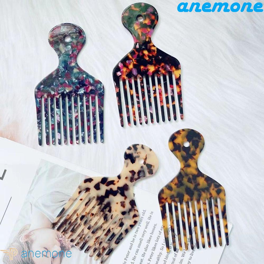 ANEMONE Lược Chải Tóc Xoăn Dài Chống Tĩnh Điện Chuyên Nghiệp Cho Salon