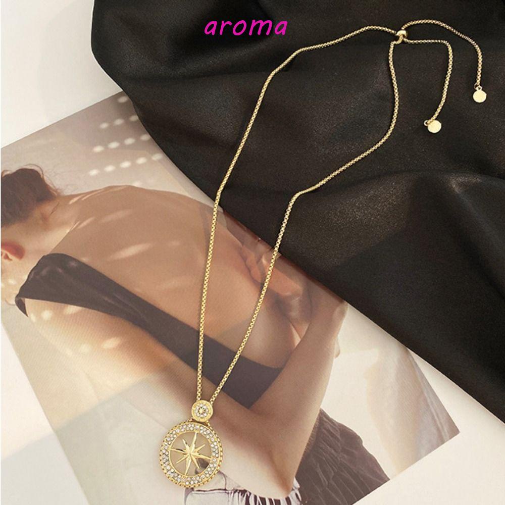 AROMA Vòng Cổ Choker Đính Ngôi Sao Ngọt Ngào Thanh Lịch Phong Cách Hàn Quốc Cho Nữ
