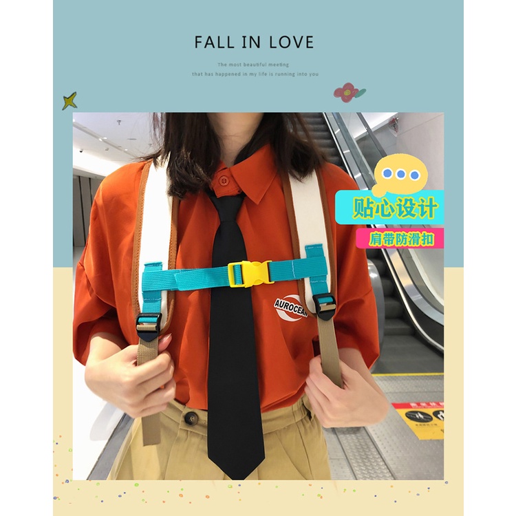 Ba Lô Đi Học Bằng Nylon Sức Chứa Lớn Siêu Nhẹ In Họa Tiết Hoạt Hình Dễ Thương Cho Nữ