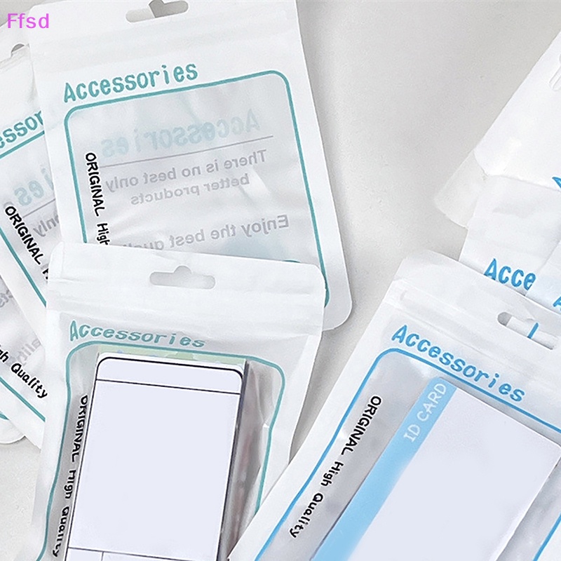 Set 10 Túi Đựng Thẻ Ảnh Có Khóa Kéo In Hình Thần Tượng Phong Cách Hàn Quốc