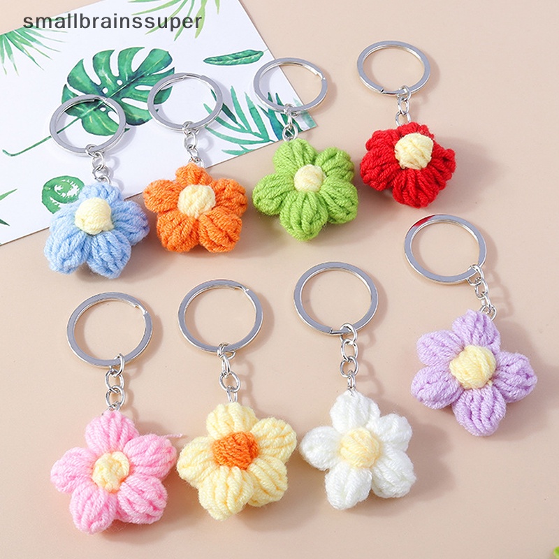 Móc Khóa Hình Bông Hoa Bằng Len Nhân Tạo Thời Trang Dành Cho Nữ SBS