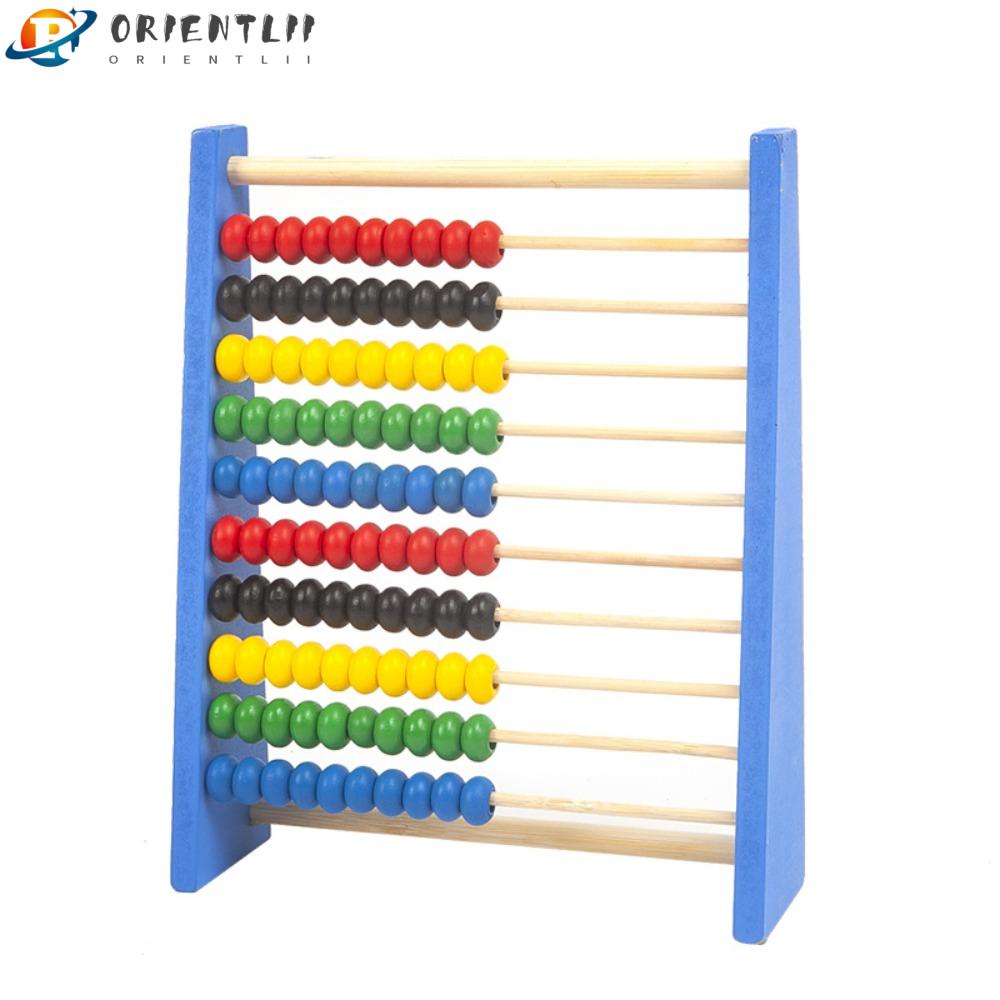 ORIENTLII Bàn Tính Gỗ Đồ Chơi Phát Triển Trí Thông Minh Cho Trẻ Em