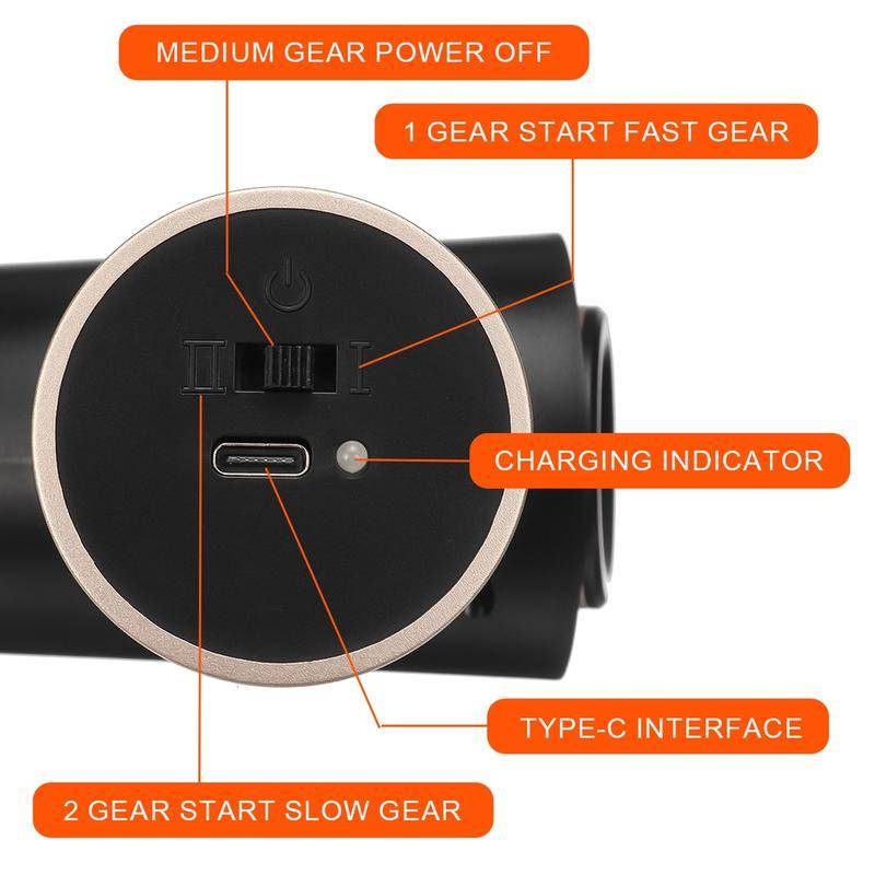 Vediot148W Máy đánh bóng xe hơi không dây sạc Type-C tiện dụng