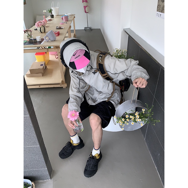 Quần Short Ống Rộng Phong Cách Đường Phố Mỹ Thời Trang Mùa Hè Mới Cho Nam