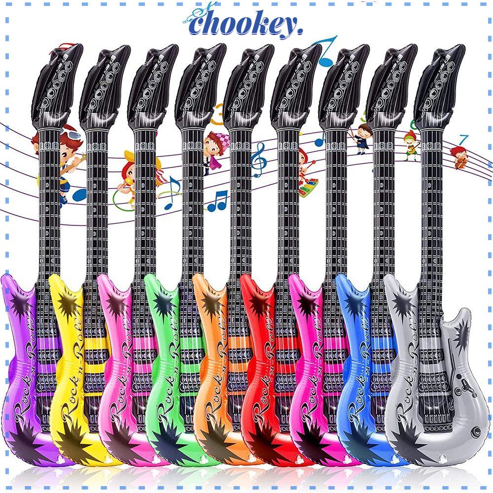 CHOOKEY Set 6 Đồ Chơi Đàn Ghita Bơm Hơi Cho Bé