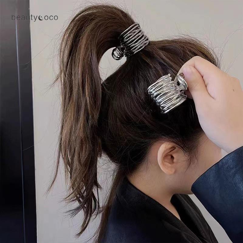 beautycoco🍊Kẹp Tóc Đuôi Ngựa Đơn Giản Ngọt Ngào Cá Tính Cho Nữ