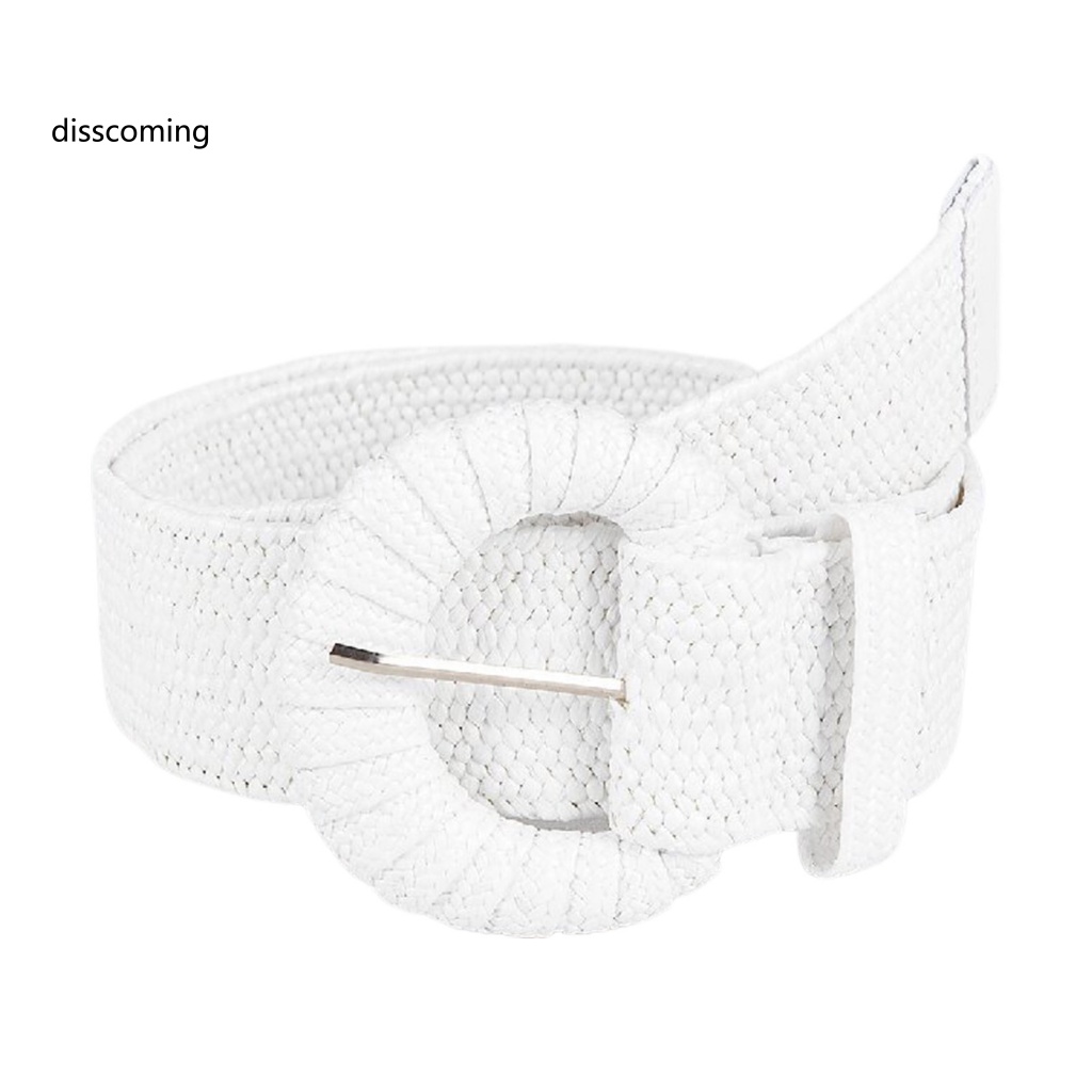 Băng Đô SL SL SL SL SL| Thắt Lưng Đan Rơm Thủ Công Bản Rộng Có Khóa Cài Kiểu Bohemian Thời Trang Mùa Hè Cho Nữ