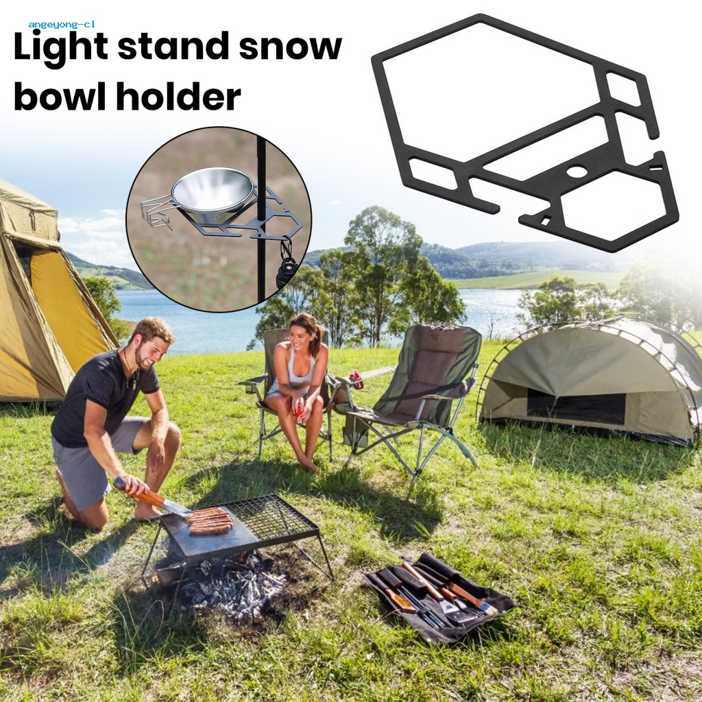 Giá Đỡ Bát Đĩa Bằng Thép Chịu Lực Cao Chống Rỉ Sét Dễ Lau Chùi Cho Cắm Trại