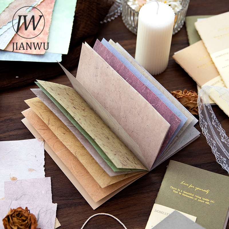 Bộ 24 Tờ Giấy In Hình Ngôi Làng Cổ Điển Sáng Tạo DIY