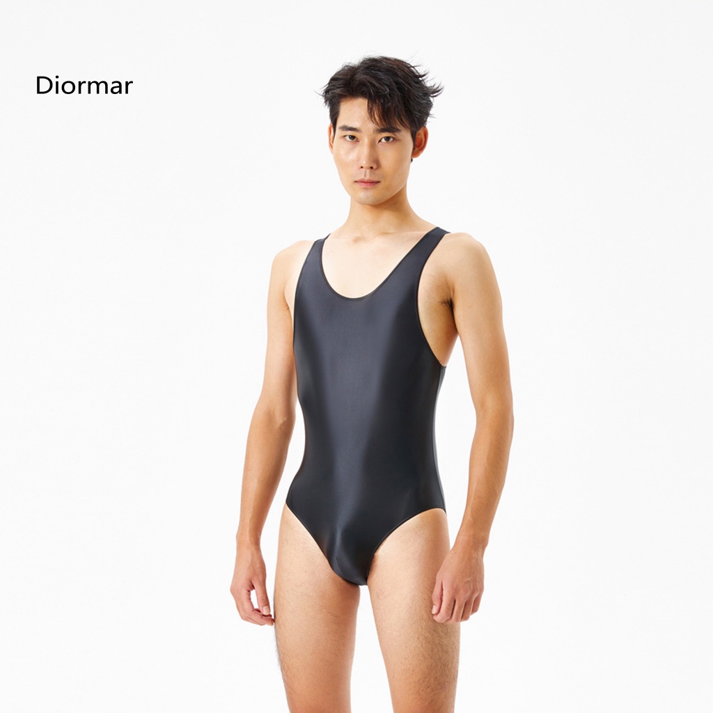 Áo Liền Quần Màu Trơn Không Tay Độ Co Giãn Cao Mặc Hàng Ngày Cho Nam