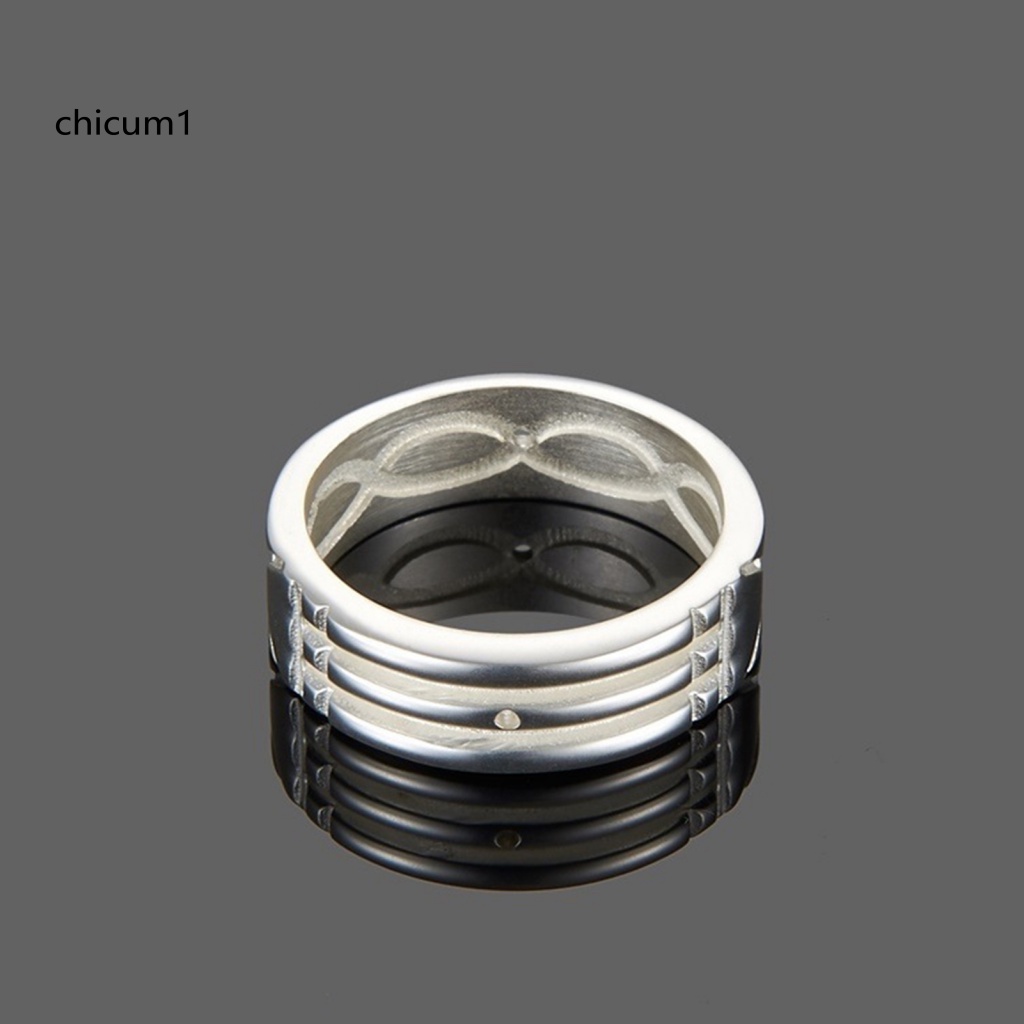 Nhẫn Mạ Điện Đơn Giản Sáng Bóng Hợp Thời Trang Cho Nam