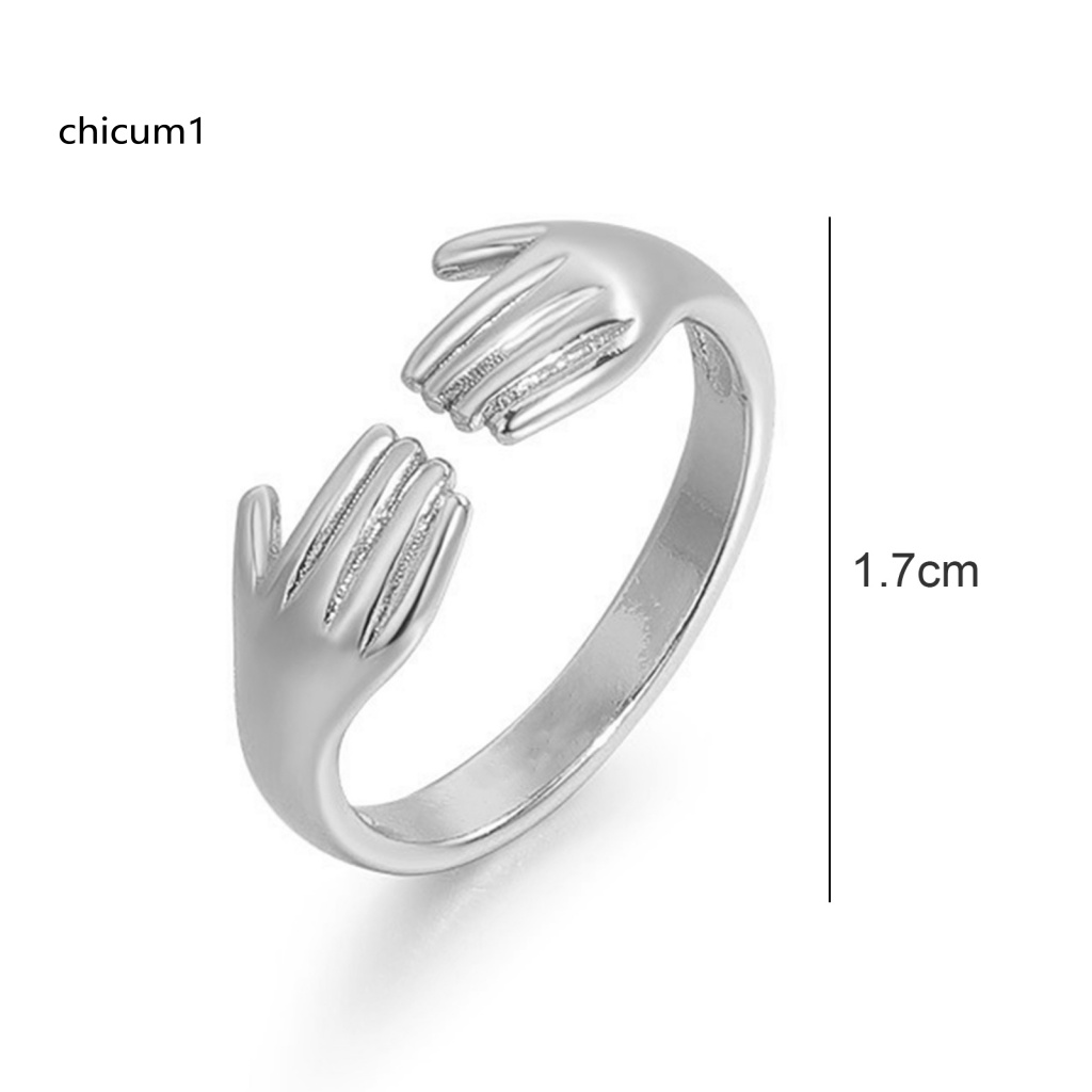 Nhẫn Mạ Điện Hình Trái Tim Phong Cách Retro Cá Tính Cho Nữ