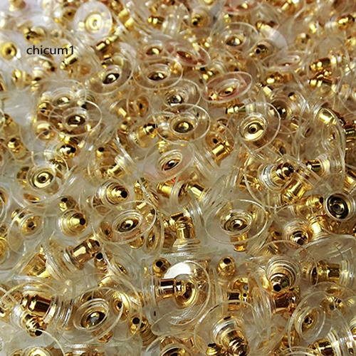 Set 50 Nút Chặn Bông Tai Nhiều Màu Sắc