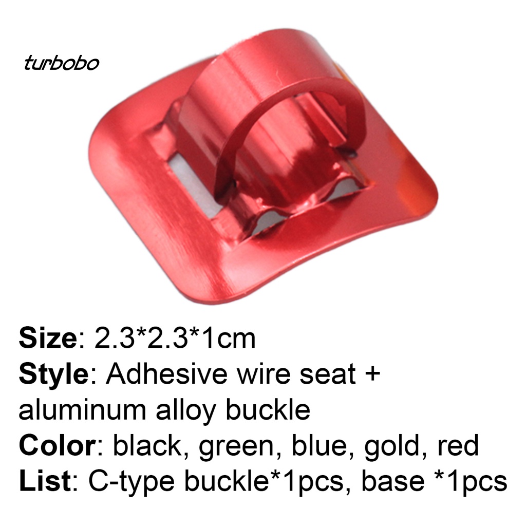 Khóa Cố Định Dây Cáp Phanh Xe Đạp MTB Bằng Hợp Kim Nhôm Chống Trầy Xước