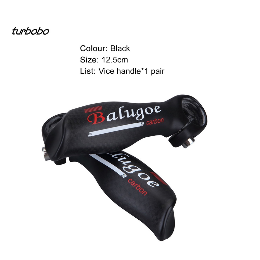 1 Cặp Còi Sợi Carbon Gắn Tay Lái Xe Đạp Chống Mài Mòn