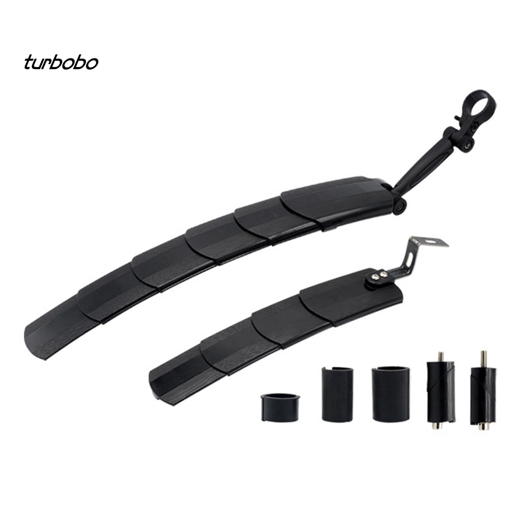 1 Bộ Dè Chắn Bùn Bằng Nhựa Chịu Lực Cao Có Thể Thu Gọn Cho Xe Đạp MTB