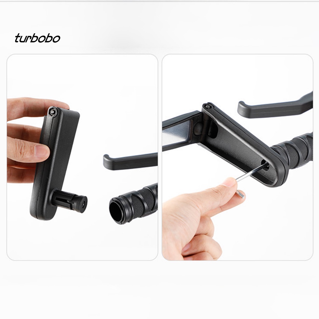 Gương Chiếu Hậu Bằng Acrylic Chống Thấm Nước Tùy Chỉnh Góc Độ Tiện Dụng Cho Xe Đạp MTB