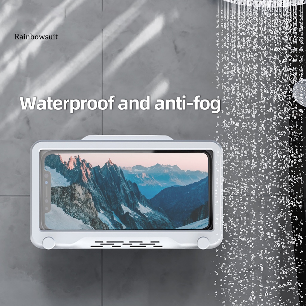 Hộp Đựng Điện Thoại Chống Nước Đa Năng Xoay 360 Độ Có Móc Treo Cho Nhà Bếp