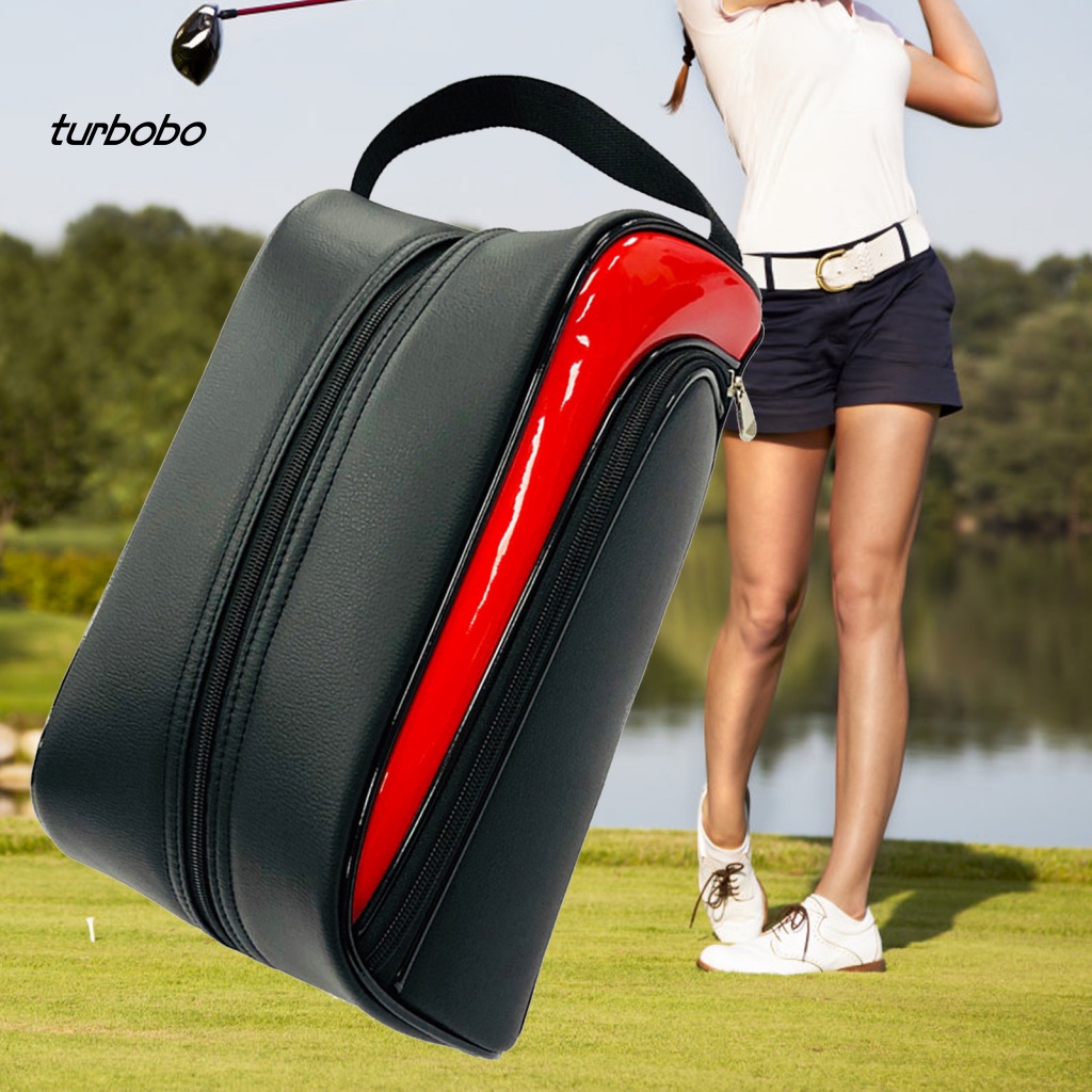 Turbobo Túi Đựng Giày Thể Thao Chơi Golf Bằng Da Giả Chống Bụi Tiện Dụng